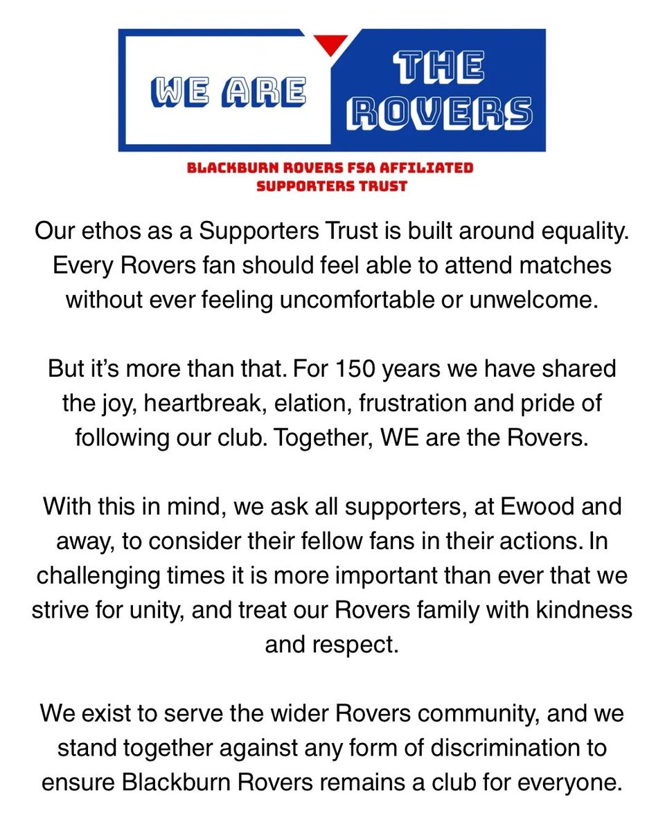 We Are The Rovers (@roverstrust) on Twitter photo 