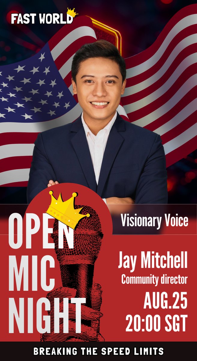 Fastworldvip's tweet photo. 🎬 FastWorld: The Next Chapter
Host: Jay Mitchell (Community Director)
📅 Aug 25, 20:00 SGT
Topics
💥 $5M+ Staking
🌍 15K Users, 18% Weekly Growth
⚔️FastCastle Game Launch
🏦Titan Exchange
🚀Major Listing
👉 The Meme-Chain Revolution has just begun.
#AskFWT #FWT #FASTWORLD #BNB #memecoin #Memes