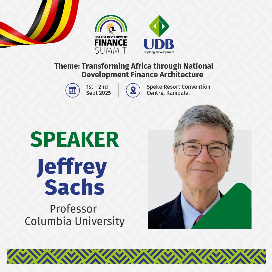 We are honored to host Jeffrey Sachs in the plenary session, "Africa’s Economic Development in Perspective."

He will reflect on Africa’s economic journey, from post-independence bottlenecks to the continent’s current growth trajectory, highlighting how a youthful population,
