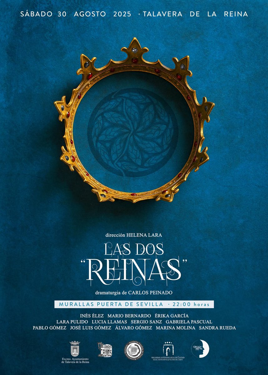 El sábado 30 de agosto no faltes a #TalaberaDeLaReina (#Toledo) a la #representación histórica "LAS DOS REINAS"; Talavera y Montiel están unidas por una #historia de pasión, traiciones, amor, venganza y guerra.

#AEFRH #CastillaLaMancha #Cultura #Turismo #Patrimonio #HistoriaViva