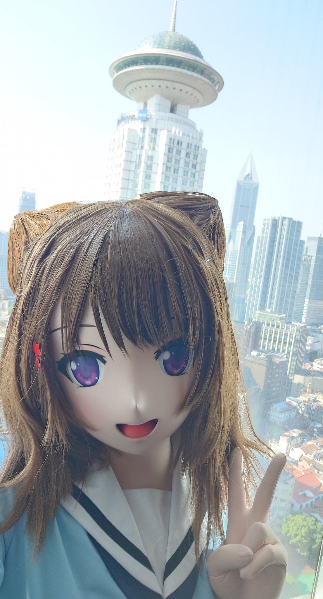 ゆ*ら様 コヤンイサムチョン♡夏のサーフ♡リトルサンダーちゃんの着ぐるみフリルサ ロリータファッション NyaNya 桜チャーム付きチェーン 飾り