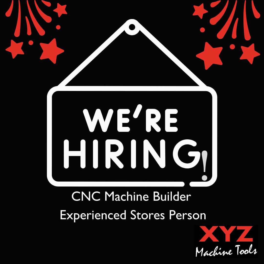 xyzmachinetools's tweet image. XYZ Machine Tools LTD are hiring! 
 
CNC Machine Builder
Experienced Stores Person

If you are interested in working with us, please see full details of each of the roles on our website:

xyzmachinetools.com/jobs-careers-a…