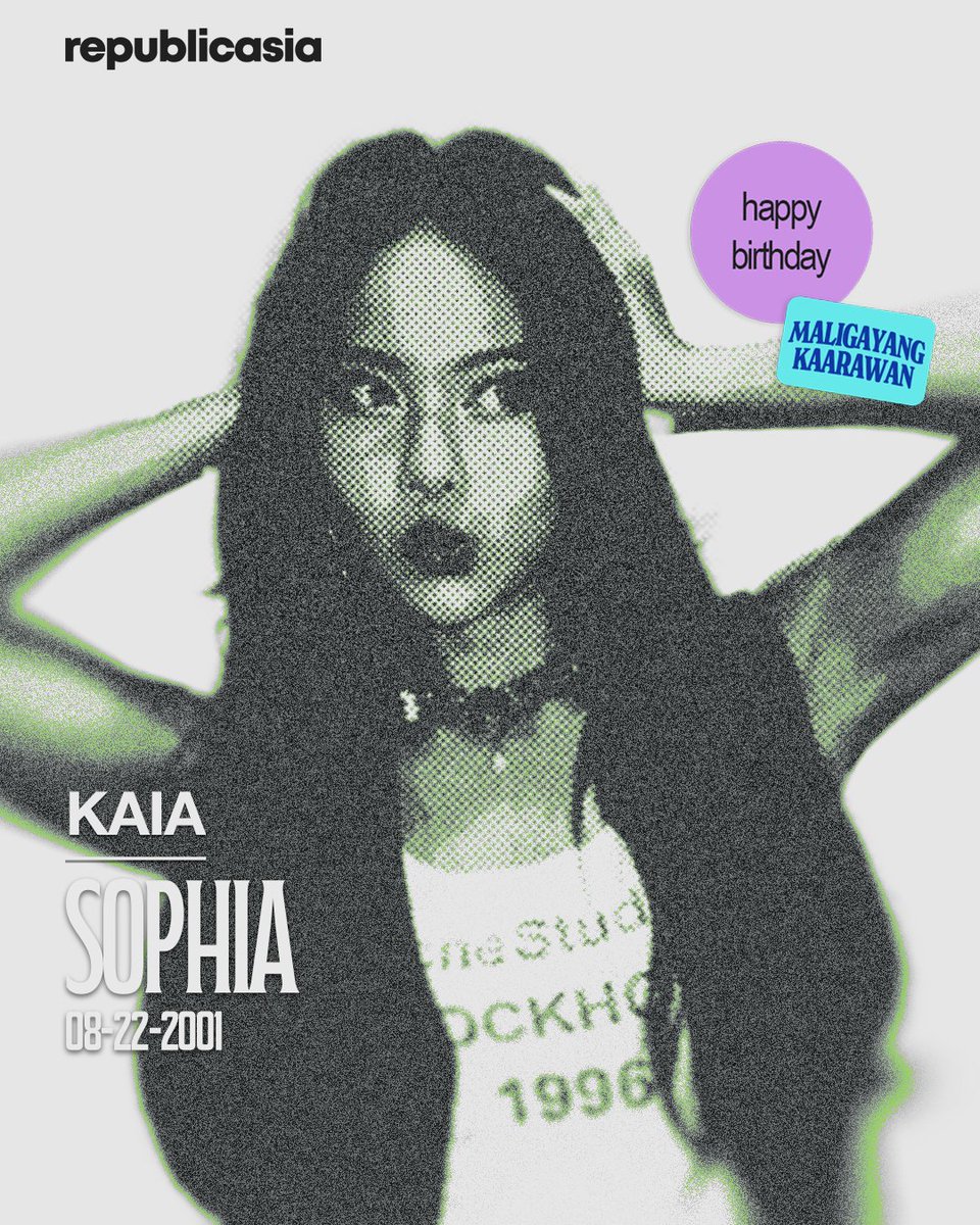republicasia (@republicasiadot) on Twitter photo HAPPY SOPHIA DAY! 🦊
May your day be overflowing with joy, love, and memories worth keeping forever. Cheers to another wonderful year ahead! 💚
#republicasia #Philippines #KAIA #KAIA_SOPHIA #Sophia <a href="/sophiaamercado/">Sophia Mercado</a> <a href="/KAIASophiaPH/">KAIA SOPHIA PH - SOPAS</a> HAPPY SOPHIA DAY! 🦊
May your day be overflowing with joy, love, and memories worth keeping forever. Cheers to another wonderful year ahead! 💚
#republicasia #Philippines #KAIA #KAIA_SOPHIA #Sophia <a href="/sophiaamercado/">Sophia Mercado</a> <a href="/KAIASophiaPH/">KAIA SOPHIA PH - SOPAS</a>