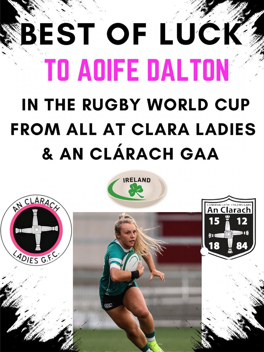 Best of luck Aoife 

Massive congratulations to our own Aoife Dalton, proudly representing Ireland at the Women’s Rugby World Cup! 🇮🇪🏉

An inspiration to young girls at home and around the country, we wish you the best of luck in the World Cup Aoife.