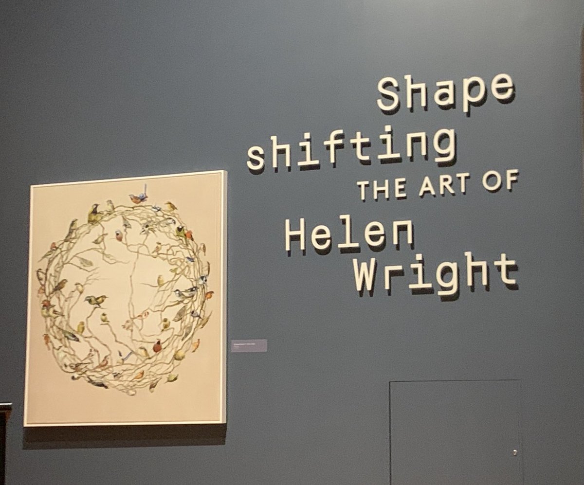 EarthArtsRights's tweet photo. Tonight is the opening of the exhibition #QVMAG of the works of Tasmanian artist Helen Wright. It is a beautiful exhibition… well worth more than one visit over the coming months. https://t.co/OetZ1ZxoNF