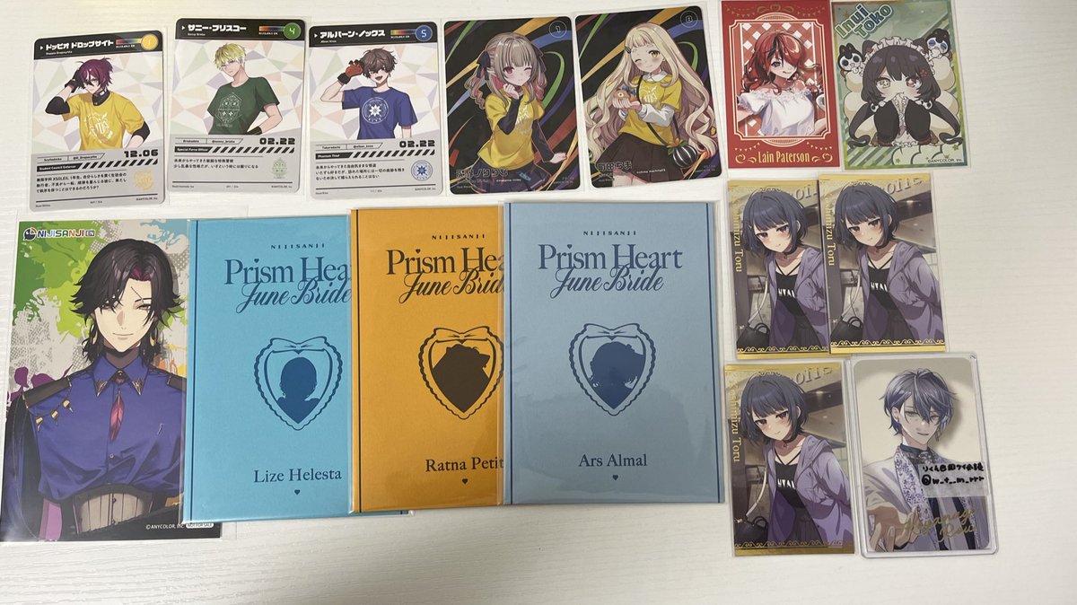 【交換】にじさんじ EN BTB チェキ風カード コースター 特典 ボイスビジュアルカード 缶バッジ

譲：2~5枚目

求：1枚目

手渡し郵送可。
求🚺は🚺↔🚺のみまたは上段含む取引のみ。
1枚から可。(ミニレターの場合)
↓