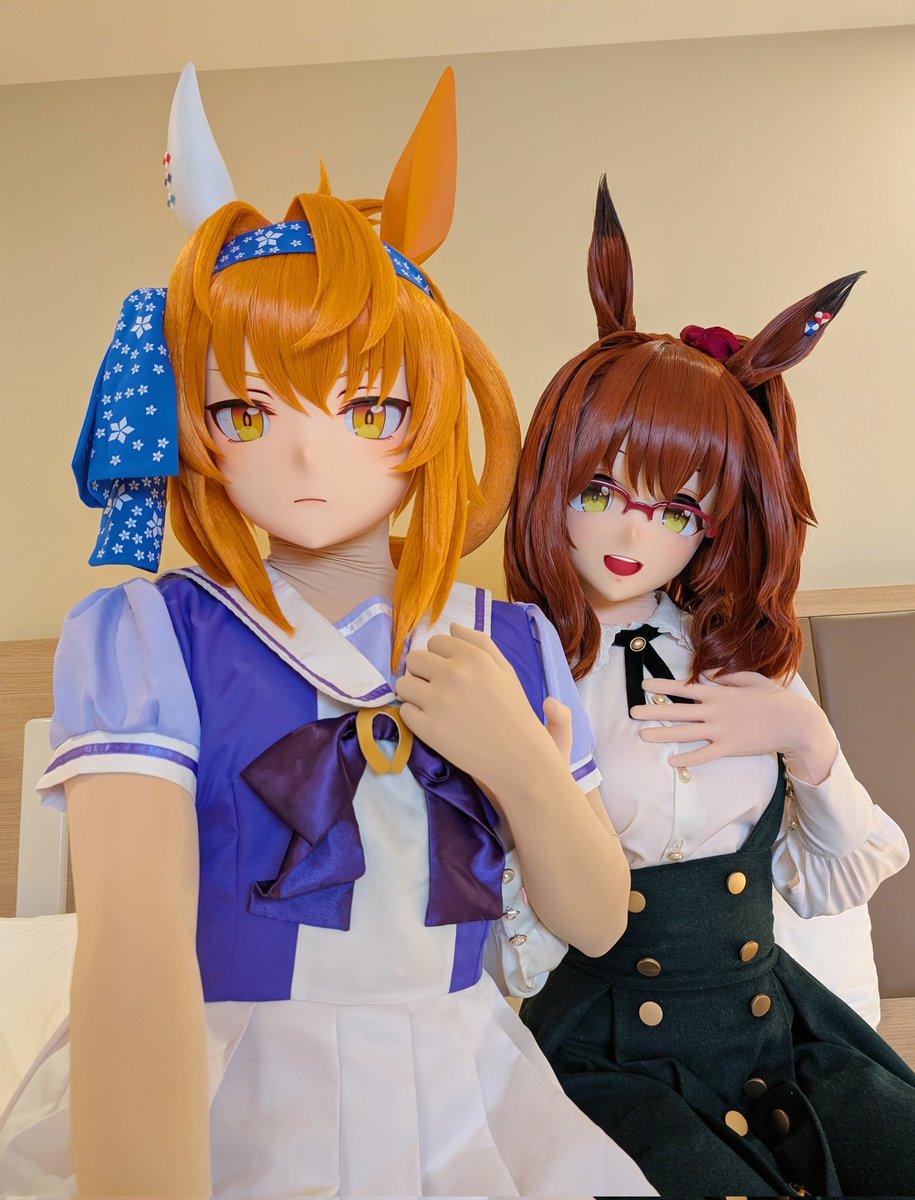 #ウマ娘
#umamusume
#kigurumi
#着ぐるみ
同期
フリオーソ+アストンマーチャン