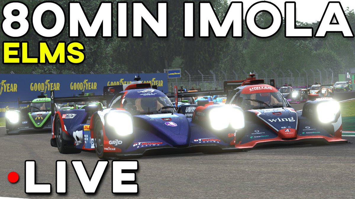 Mixed Condition ELMS 80min race at Imola in wild wild Multiclass action😍
Stream from Monday that did not happen because YT was down is now live on Youtube as VOD🫣
youtu.be/3AW66Wk7NB0?si…