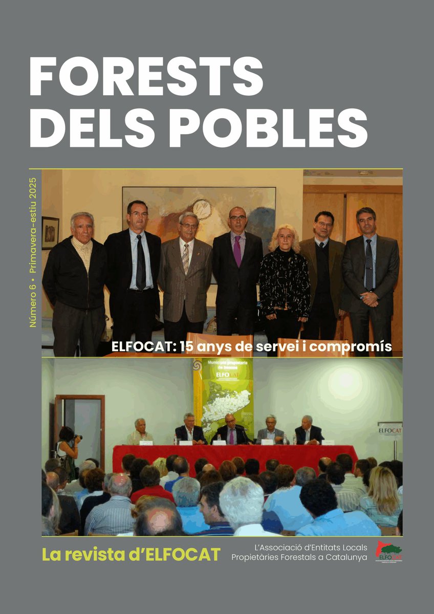 El nou número (num. 6) de la revista Forests dels Pobles d'ELFOCAT.
Esperem que sigui del vostre interès.

elfocat.cat/docs/6ForestsD…