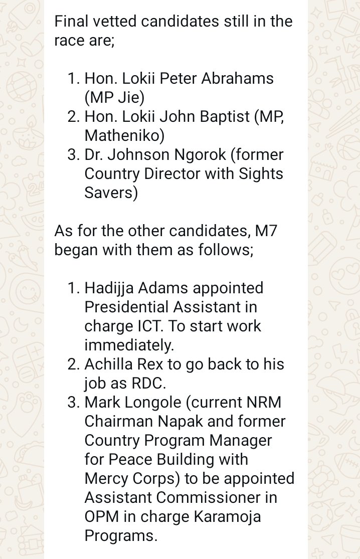 Hon. LONGOLE Mark GUTI tweet media