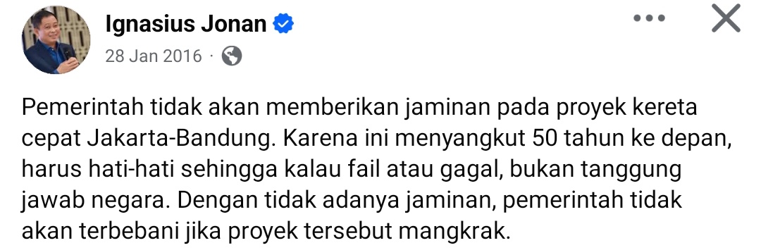 kucinggimbal's tweet photo. @ecommurz Yg ngotot harus jadi lah
Beliau aja ga mau, lebih fokus koneksi kereta semua pulau dan jalur ganda all Jawa https://t.co/KqBnWKlY3y
