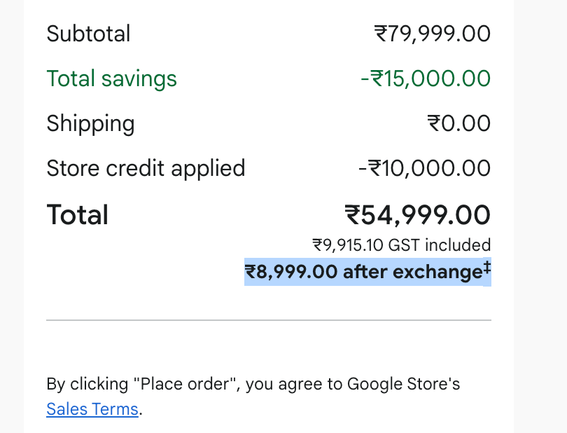 With all the offers and store credit, if I exchange the Pixel 9 Pro XL, getting the Pixel 10 for ₹8999 🫣

But not sure if exchanging the XL variant is a good idea.
You guys tell if I should make a move or not 😁