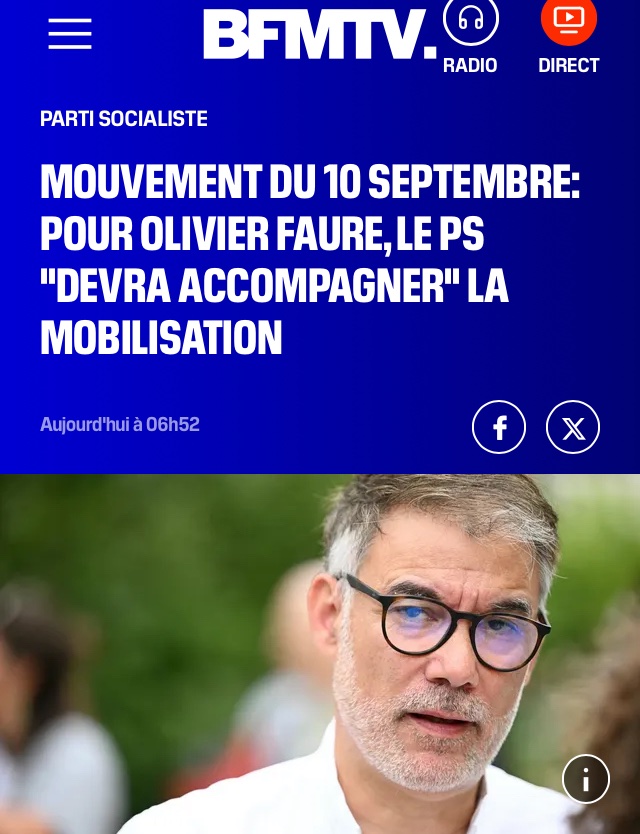 DiazonMireille's tweet image. 📢 Le club #NUPES #NFP au complet : #ecolos #LFI #communistes #CGT &amp;amp; #PS avec @faureolivier : en rang serré pour « récupérer » le mouvement #10septembre avec les insurrectionnels habituels 🤡.