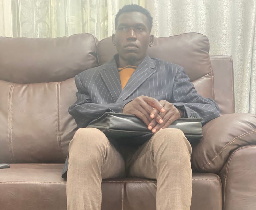 A rare picture of a luo uncle from the village waiting for food during the first visit. 

cc <a href="/okellokelo/">Okello Okello✊🎤</a>