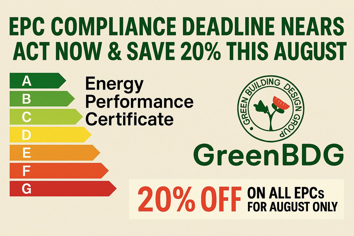 ⏳ Energy Performance Certificate Compliance Deadline Nears — Act Now &amp; Save 20% This August - Women's Month Special