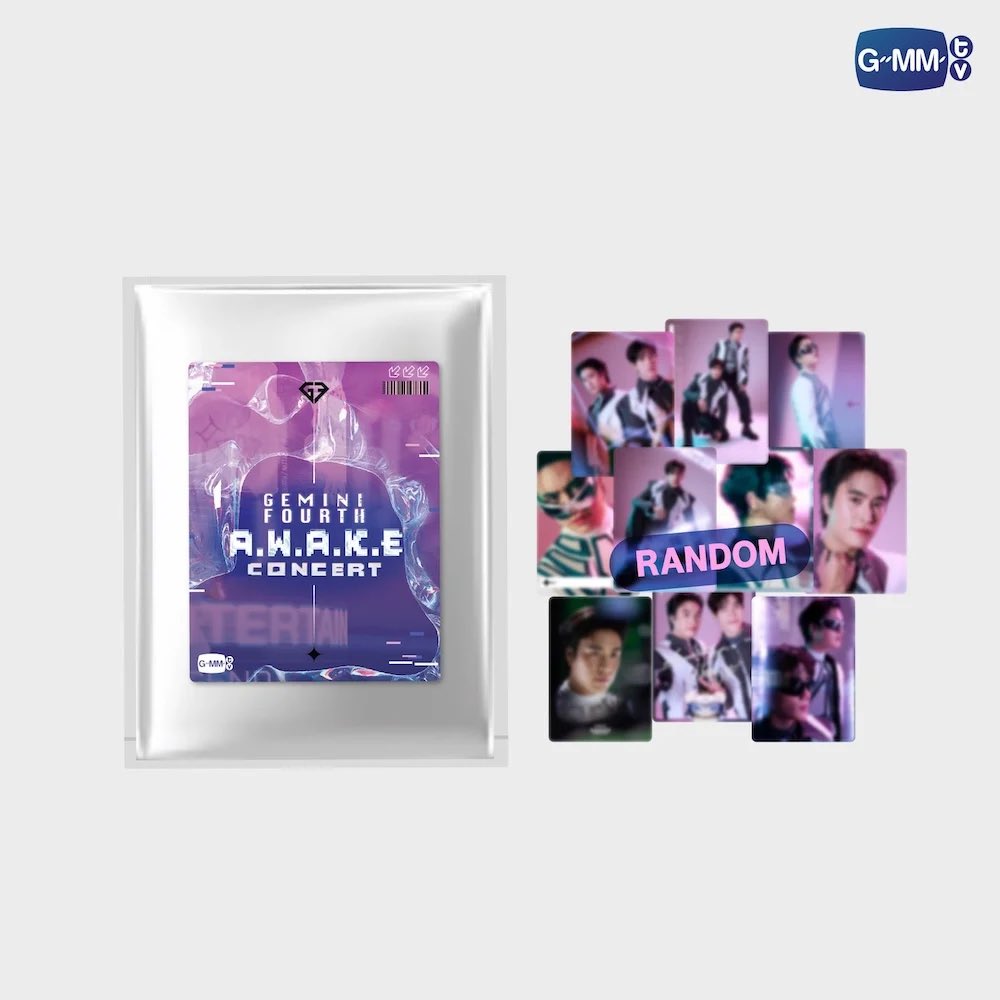 ths Gemini Fourth awake concert collectible cards cc 125.000/ set