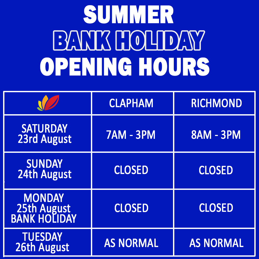 DecorExpressLTD's tweet photo. Dear Customers,
Please note that our shops will be closed this Summer Bank Holiday. We will reopen as usual on 26th August.

Wishing you all a very happy Bank Holiday! 🌞 https://t.co/nEn4sTr8Sl
