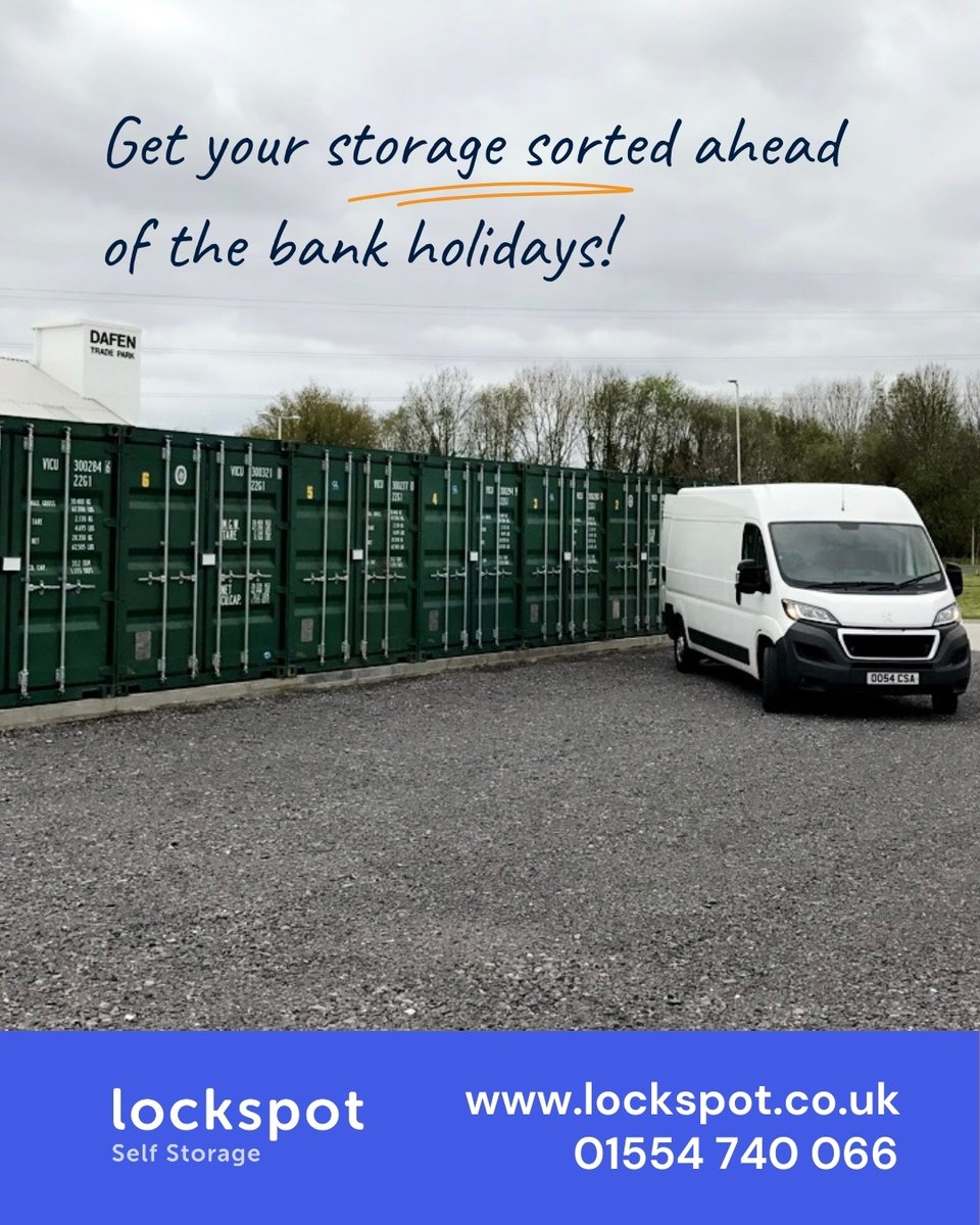 𝐒𝐮𝐦𝐦𝐞𝐫 𝐫𝐞𝐬𝐞𝐭? 𝐃𝐈𝐘 𝐩𝐫𝐨𝐣𝐞𝐜𝐭? 𝐅𝐚𝐦𝐢𝐥𝐲 𝐯𝐢𝐬𝐢𝐭?

Whatever your bank holiday looks like, we’ve got the space for it. 📦

Get your storage sorted today – so you can make the most of the long weekend! 💙☀️

*Same day storage available