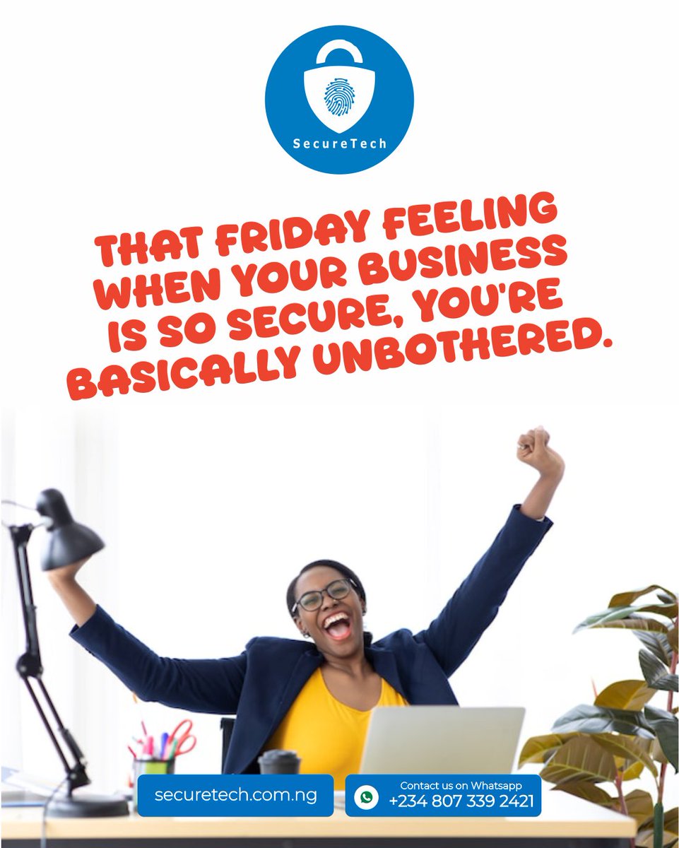 SecureTechNig's tweet image. What&apos;s on your &apos;unbothered&apos; weekend agenda?
Tell us! 👇 #Unbothered #SecureTech