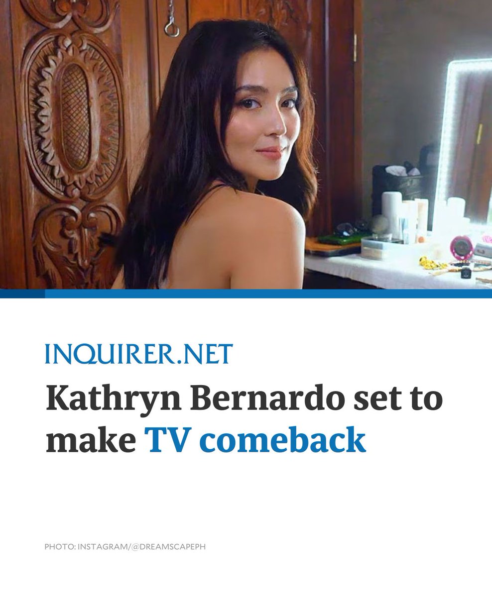 Dreamscape Entertainment sparked excitement among Kathryn Bernardo’s fans as the production company announced its upcoming TV project with the actress.

READ MORE: inqnews.net/Kathryncomeback