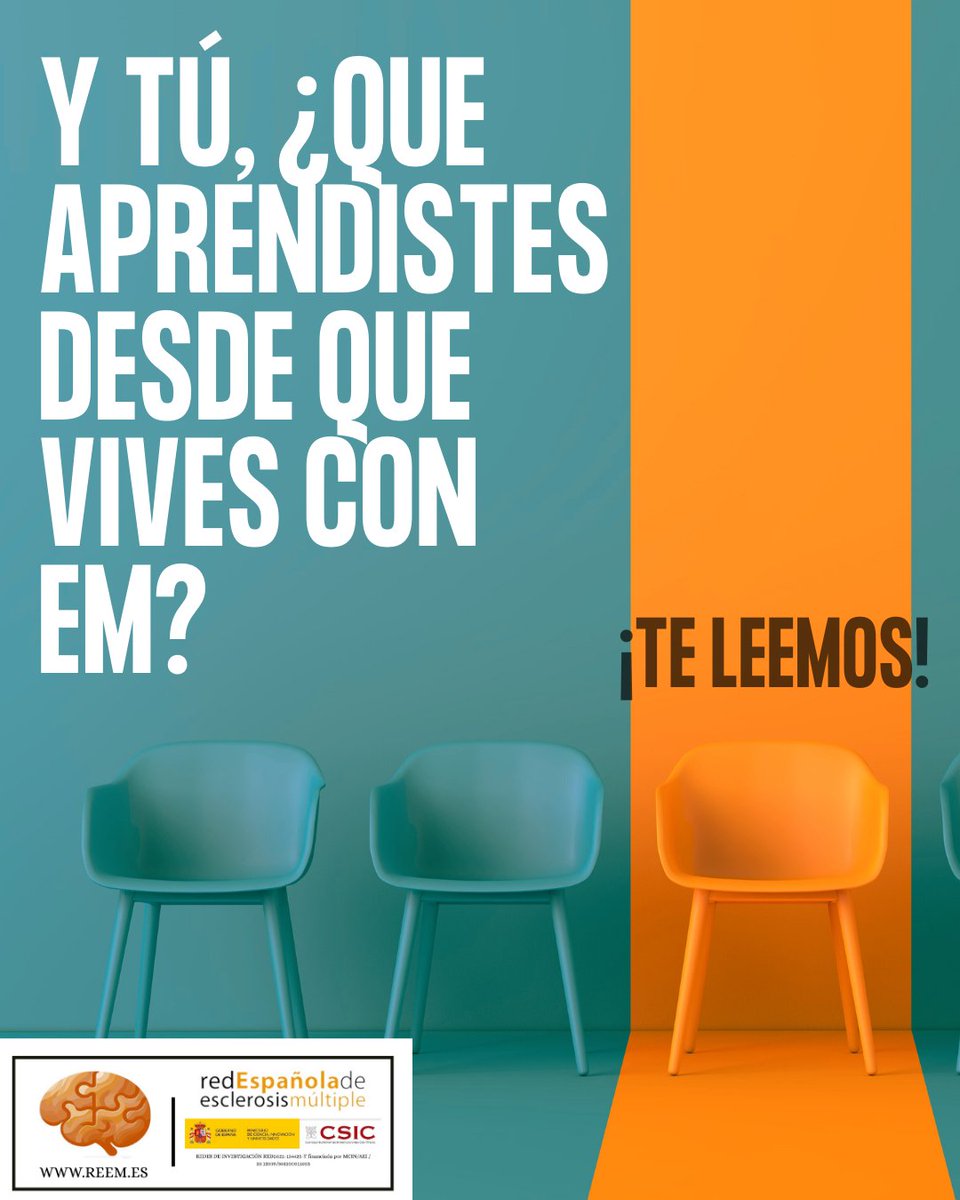 Vivir con Esclerosis Múltiple no es fácil, pero cada paso trae consigo aprendizajes únicos. Hoy queremos abrir un espacio para ti:
¿Y tú, qué has aprendido desde que vives con EM?
Cuéntanos en los comentarios. ¡Te leemos y compartimos este camino juntos! 
#EsclerosisMúltiple