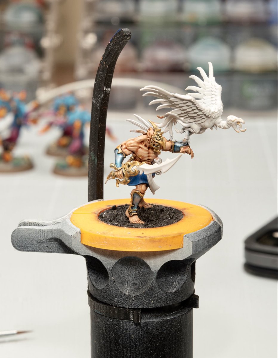 Picked up a brush finally. But I’m not really feeling it. I’ll finish this Acolyte and see if anything changes.