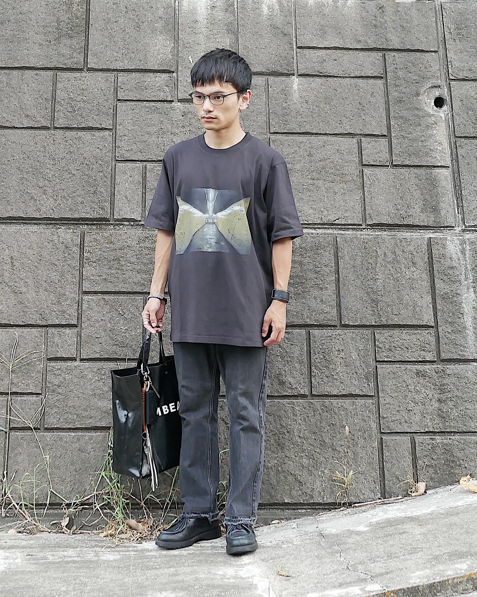 ①直筆サイン入り サカナクション Tシャツ 山口一郎 怪獣 グッズ