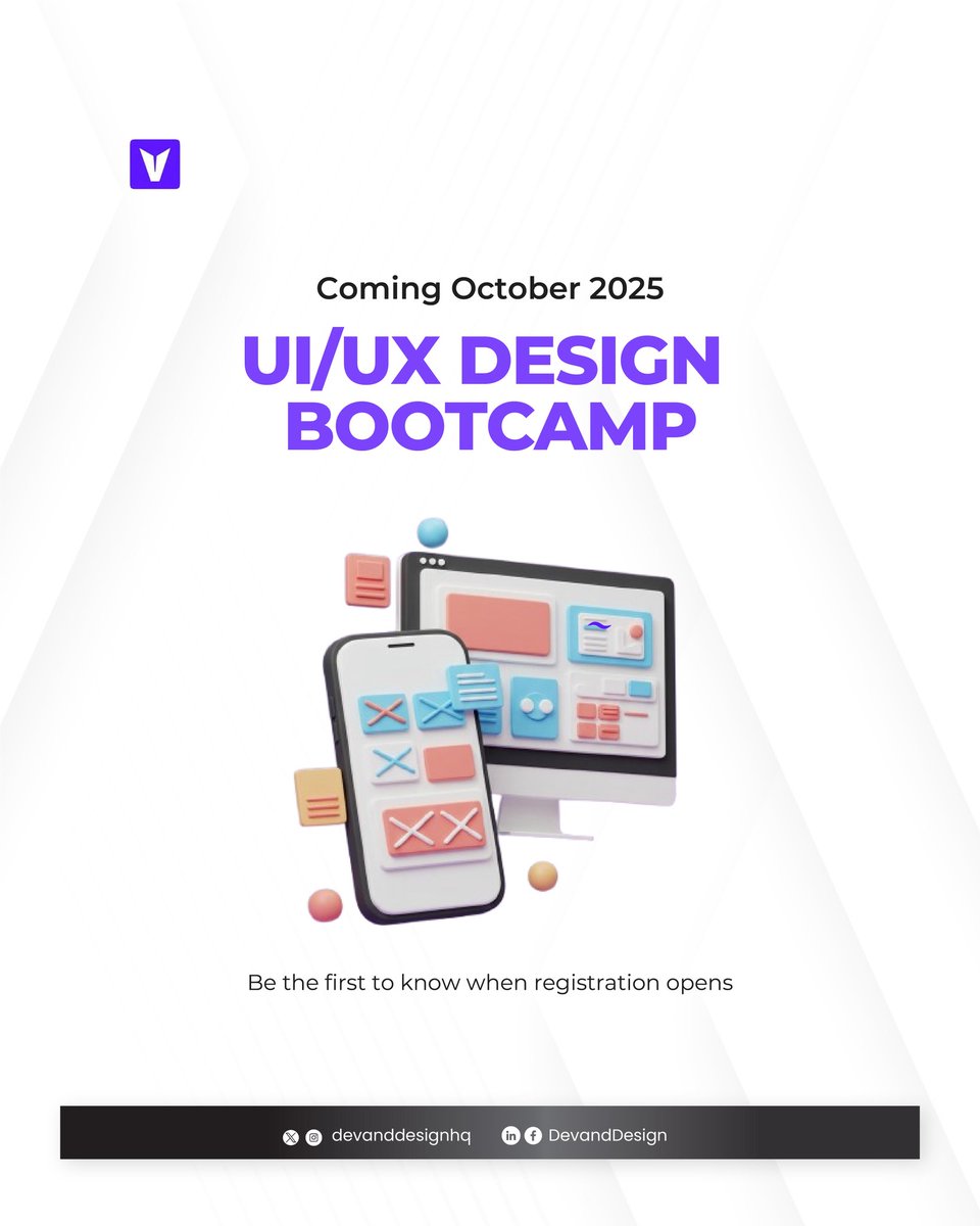 This would be the last bootcamp of the year ! And you’d want to be the first to be informed! Click the link below to join the waitlist : forms.gle/fsBLRLyXDWyhZp…