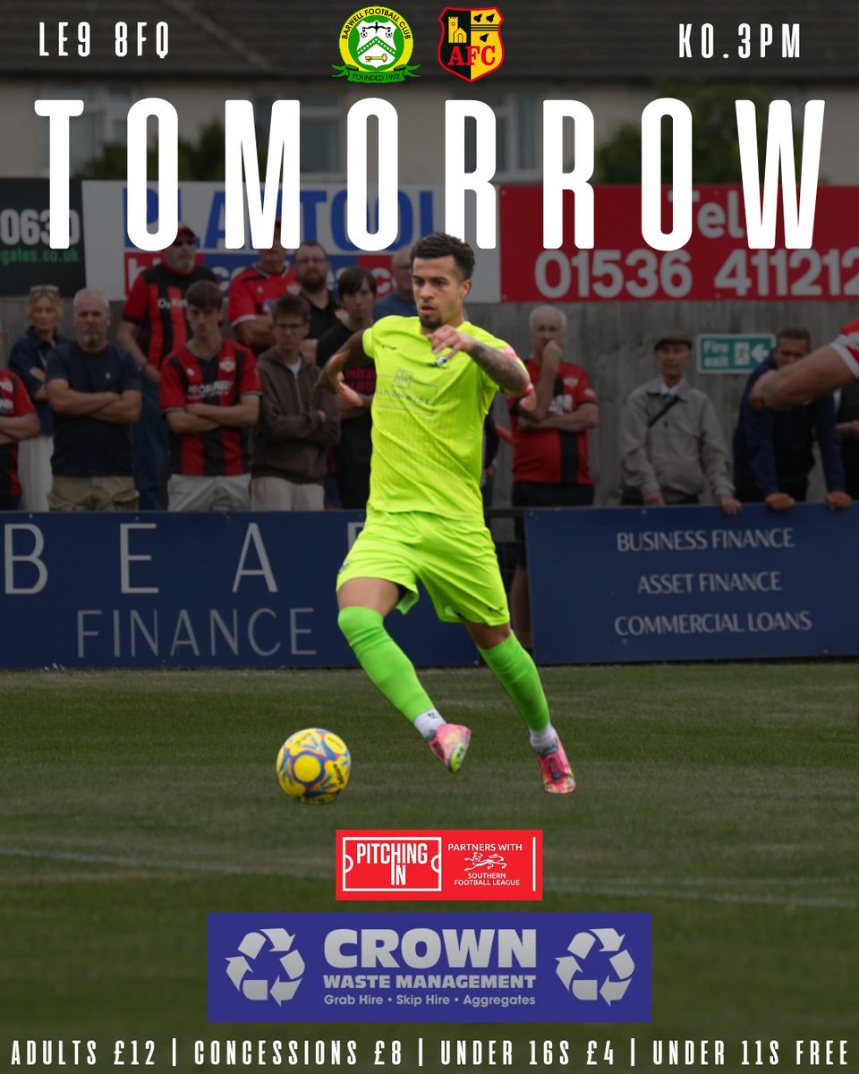 BarwellFC1992's tweet image. TOMORROW!!!

Part one of a Bank Holiday double header. @Alvechurch1st are the visitors to the Crown Skip Hire Stadium.

Bring a friend, a colleague, a family member and get behind the boys at the start of a huge 3 days

@BBCRLSport @hinckleytimes 
#Barwell #UpTheCanaries