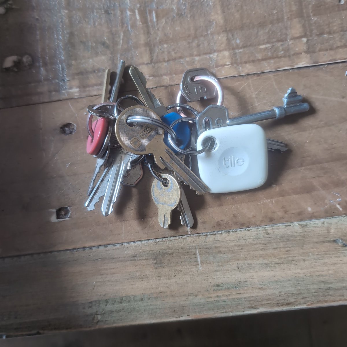 This is my bunch of keys. I only know what two of them are for