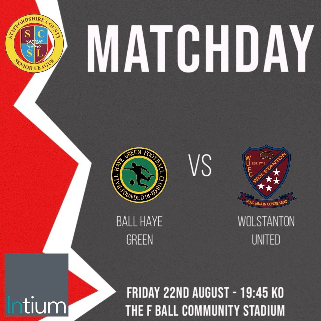 Friday night football! Our fourth away day on the bounce sees us travel to the F Ball Community Stadium in Leek to take on last seasons champions Ball Haye Green. 

📍The F Ball Community Stadium, Macclesfield Road, Leek, ST13 8LD

⏱️ 19:45 KO - £4 entry
