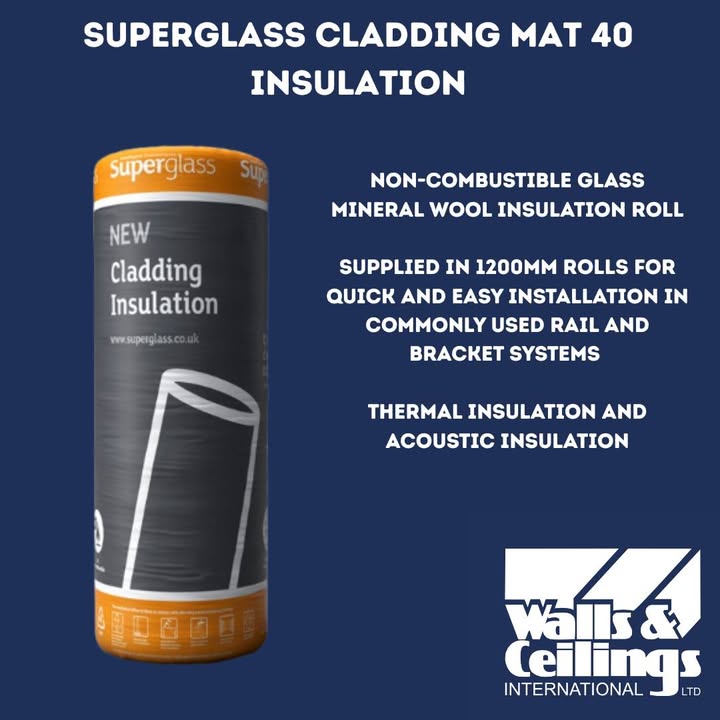 Looking for reliable insulation?

✅ Non-combustible glass mineral wool rolls
✅ Supplied 1200mm wide for fast, hassle-free installation with standard rail and bracket systems
✅ Delivers outstanding thermal and acoustic insulation

ow.ly/7FZE50WnsUs