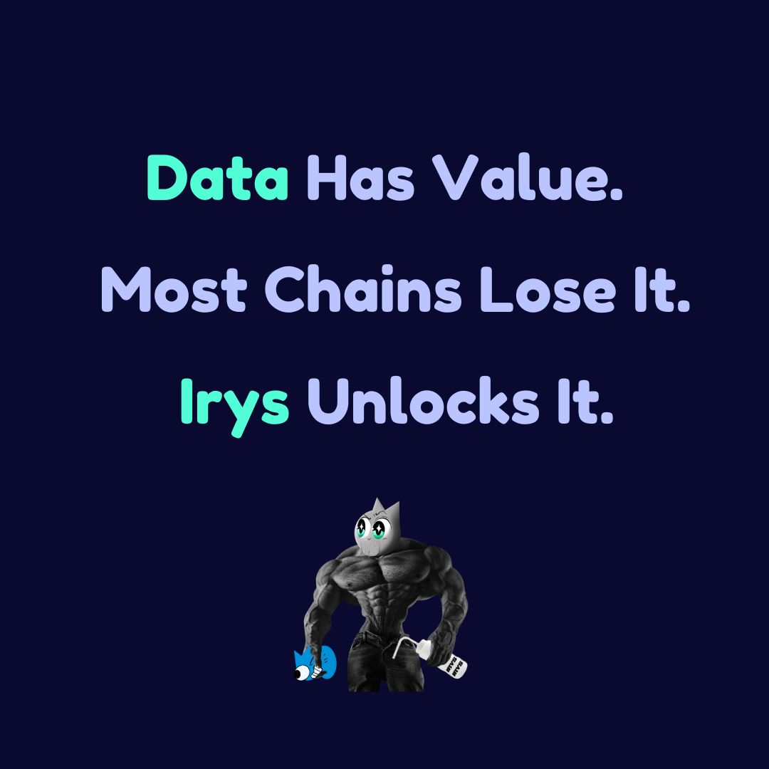 Sunday Abel (@sundayabel222) on Twitter photo Everyone talks about tokens, but few see the real asset which is data.
Irys doesn't just store this data, it makes it productive.
What you create isn't wasted potential anymore because it becomes capital that works for you. Always remember to stay Hirys with
<a href="/irys_xyz/">Irys (✧ᴗ✧)</a>💚 Everyone talks about tokens, but few see the real asset which is data.
Irys doesn't just store this data, it makes it productive.
What you create isn't wasted potential anymore because it becomes capital that works for you. Always remember to stay Hirys with
<a href="/irys_xyz/">Irys (✧ᴗ✧)</a>💚