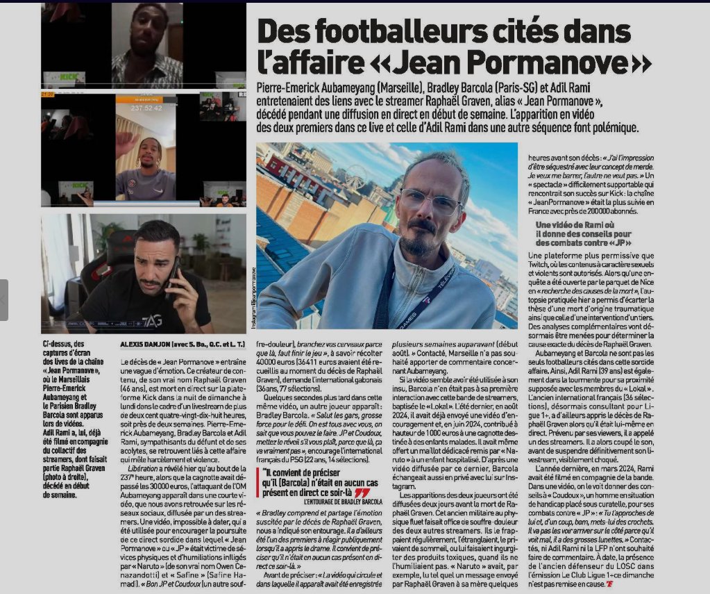 lattention_fr's tweet image. La décivilisation, l'ensauvagement, la néobarbarie, c'est ça, c'est là, c'est ici, et les belles âmes qui s'acharnent à le nier depuis trop de temps devraient mourir de honte — mais c'est un sentiment qui leur est étranger.

#Kick #JeanPormanove #AdilRami #Barcola #RacailleFC