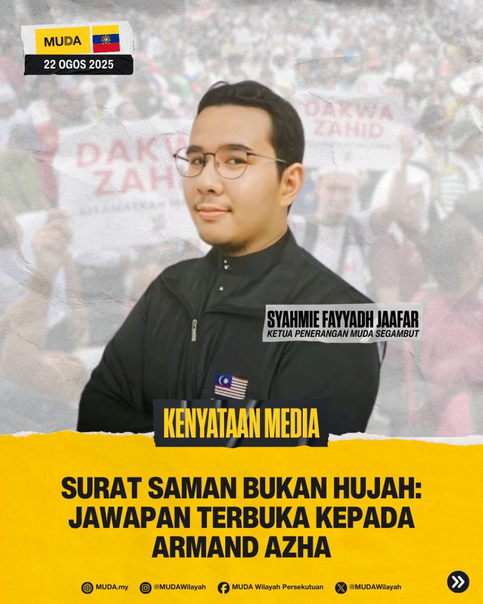 Parti MUDA Wilayah Persekutuan tweet media