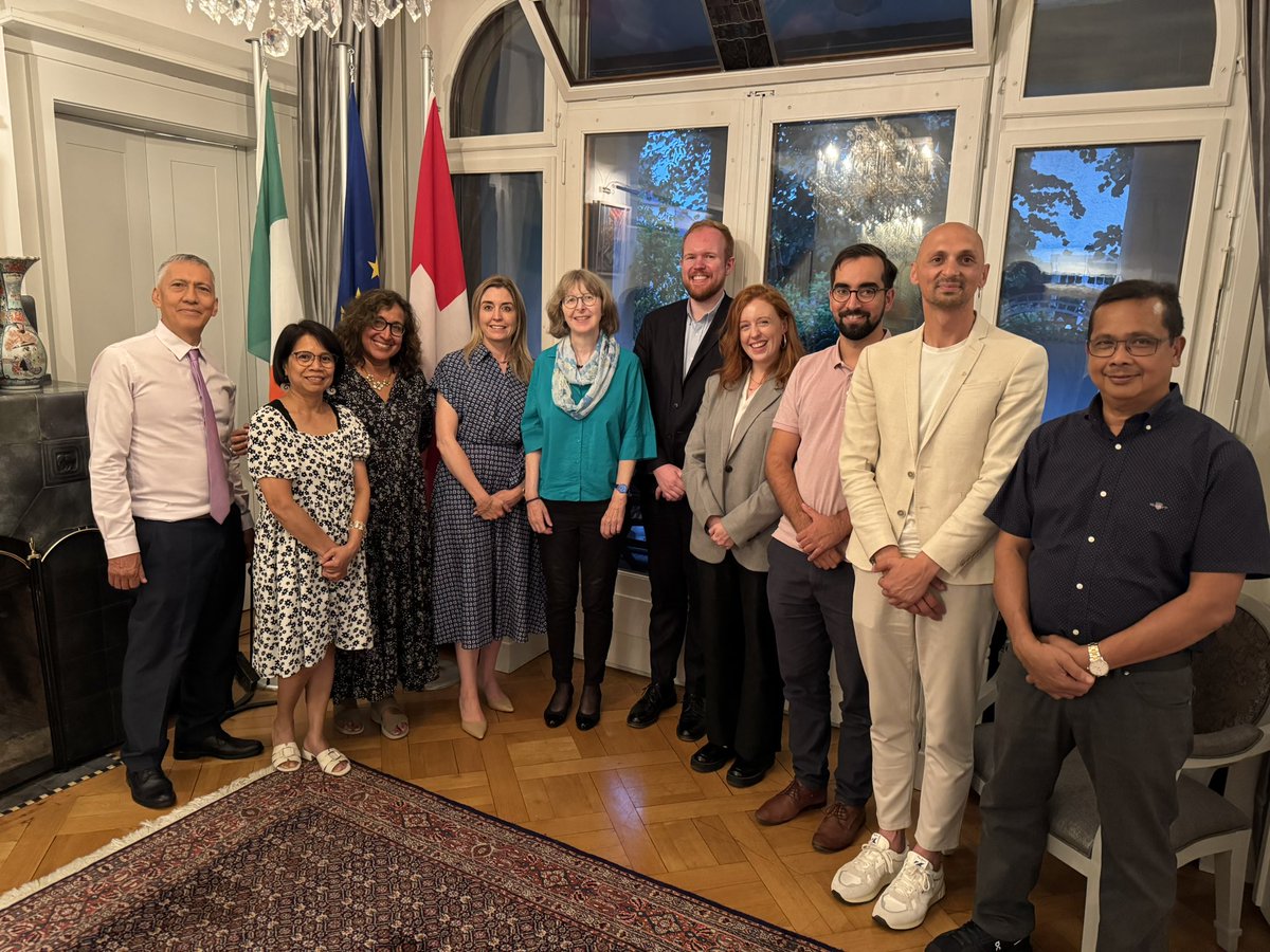 The Embassy team was delighted to gather this week to celebrate our dear colleague Barbara Burri, who has retired after 34 years of dedicated service at the Embassy. 

We thanked Barbara for all of her hard work across her career, particularly in support of the Irish community.