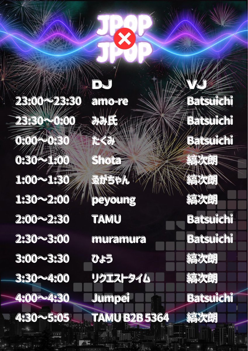 ã²ããð£ðžð°ðžðð (@vtec_hyo) on Twitter photo æ¬æ¥ãã®åŸâŒïž
JPOP x JPOP #JJPOP
23:00 ~ 5:00
JPOP ããŒãã£ãŒå€ç¥ãåïŒðð
济衣ð¹å眮ãð¹(䜵çšäžå¯)
å²åŒãããã®ã§æ¯éãå©çšäžããðð
è¡ãããŒã£æ¹ããã£ããããŸãããæããŠé ããã°ãå眮ãããŠãããŸãã®ã§ã
ãæ°è»œã«ãã£ããã£ãŠãã ããð æ¬æ¥ãã®åŸâŒïž
JPOP x JPOP #JJPOP
23:00 ~ 5:00
JPOP ããŒãã£ãŒå€ç¥ãåïŒðð
济衣ð¹å眮ãð¹(䜵çšäžå¯)
å²åŒãããã®ã§æ¯éãå©çšäžããðð
è¡ãããŒã£æ¹ããã£ããããŸãããæããŠé ããã°ãå眮ãããŠãããŸãã®ã§ã
ãæ°è»œã«ãã£ããã£ãŠãã ããð