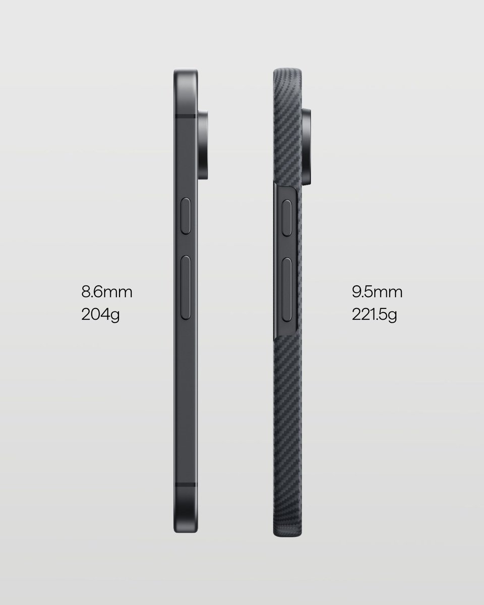 PitakaGallery's tweet photo. Google's Pixel 10 got 0.1mm thicker. Our case got 0.26mm thinner.
Ask more of your phone, less of your case, this the one case you need to keep it light and slim.
#pitaka #ipitaka #MadeByGoogle #Pixel10 #phonecase https://t.co/l78ORVX9hH
