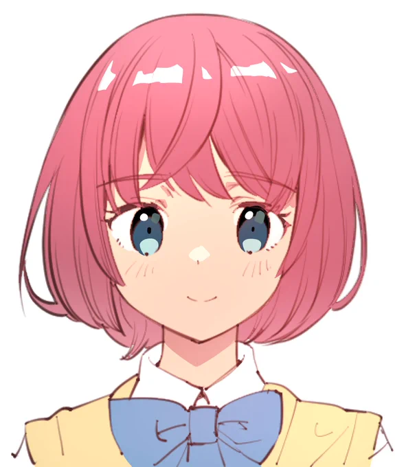 落書き。あまり使ったことのないブラシを使ったら雰囲気が変わった。