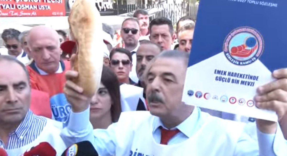 Sefalet ücretine karşı saraya yürüme iradesini gösteren Birleşik Kamu-İş Konfederasyonu'nu kutluyorum.