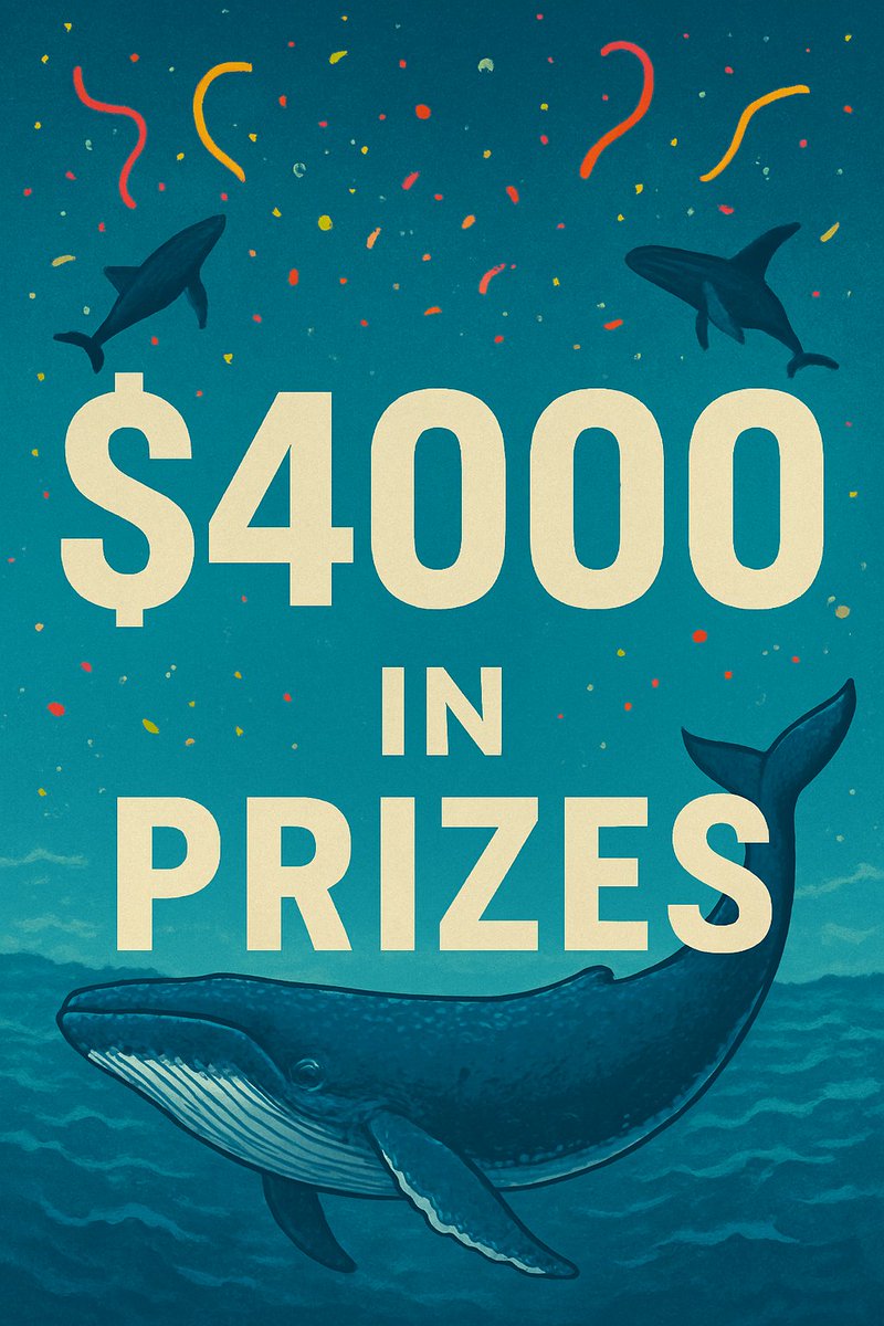 🚨 $4000 GIVEAWAY! 🚨

🐳💰 Win 1 of 5 WhaleAI Smart Wallet Tracker spots (1-month access, $800 value each)! Get alerts, find the next 100x 💎

Enter:

☑️ Like, follow, share
☑️ Tag 3 friends in comments
☑️ Deadline: 24 hours

🎉 Winners chosen by X prominence