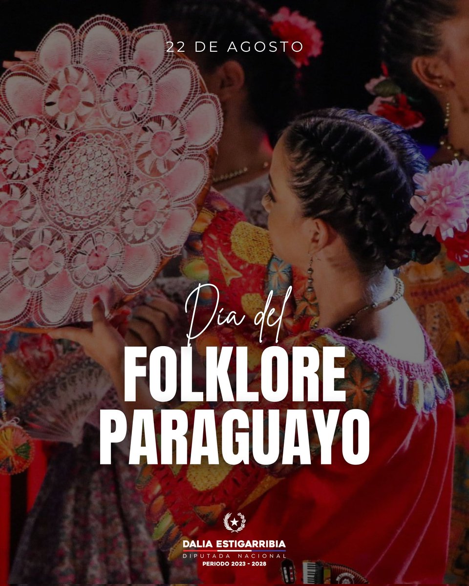 El folklore no solo celebra quiénes somos, sino que también nos une como comunidad. 👏🏻🫱🏼‍🫲🏼

Sigamos honrando nuestras tradiciones y asegurémonos de que el folklore paraguayo continúe siendo una fuente de orgullo y unidad. ¡Viva nuestro folklore! 🇵🇾✅✨