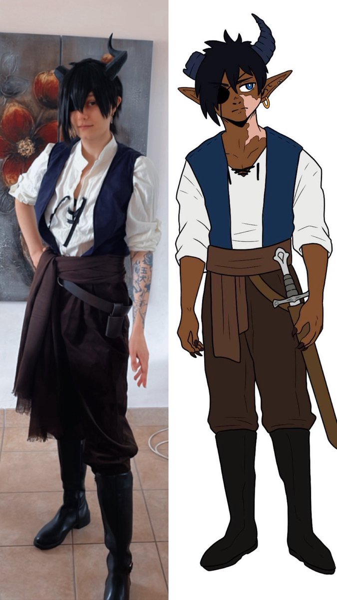 J’ai adoré le personnage de <a href="/MemoryCrystals_/">Les Cristaux Mémoriels</a> alors j’ai voulu créer son costume !

Il ne manque plus que le make up, les oreilles et les lentilles et on sera parfait ☺️ 

#lescristauxmémoriels #webtoon #comic #cosplay