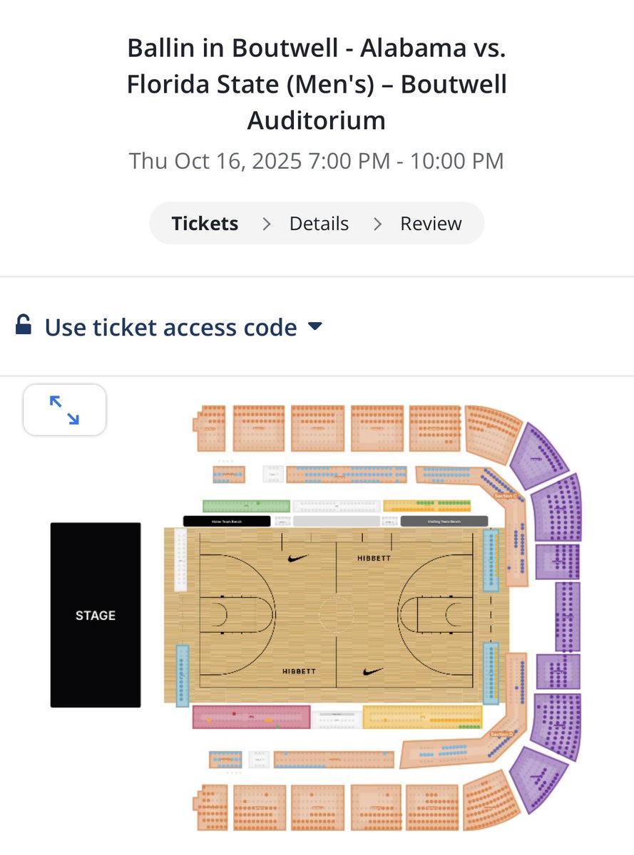 BirminghamSport's tweet photo. Auburn tickets remaining vs. Alabama. 🤔

College basketball returns to Boutwell Auditorium in 52 days. @ballinboutwell https://t.co/TO9kcjoe2t
