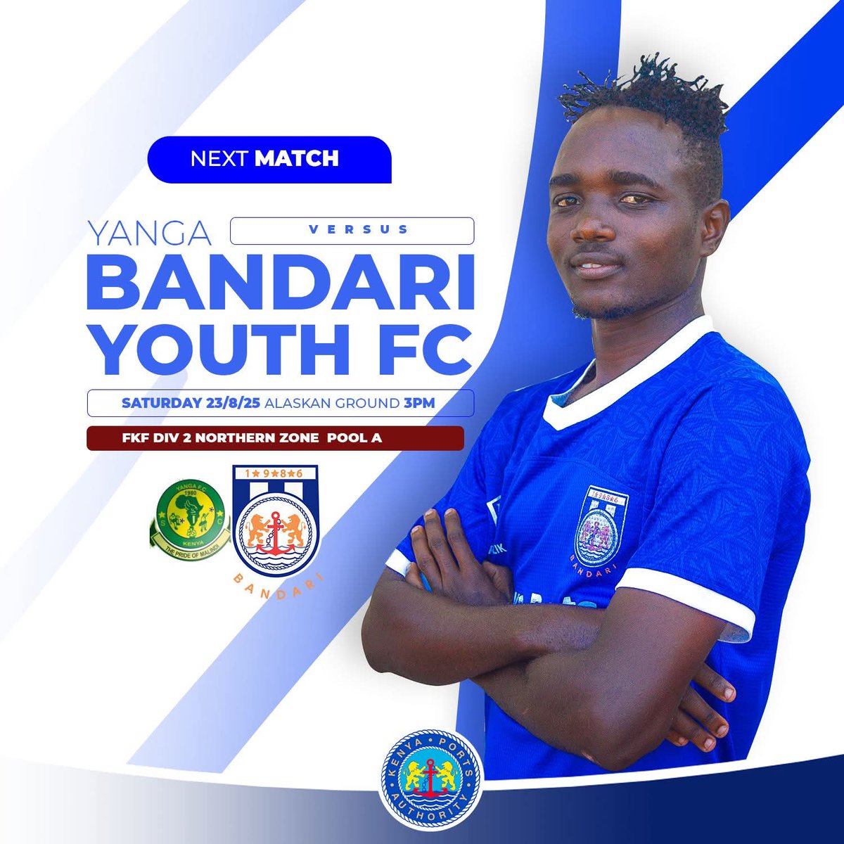 Our youth team Bandari Youth FC. Will be away in Malindi for their FKF Division 2 Northern Zine Pool A match against Yanga, at the Famous Alaskan ground. 

Tumeandika hii na Kizungu ndio yule Ally Kamwe wa Yanga ashtuke 😅
