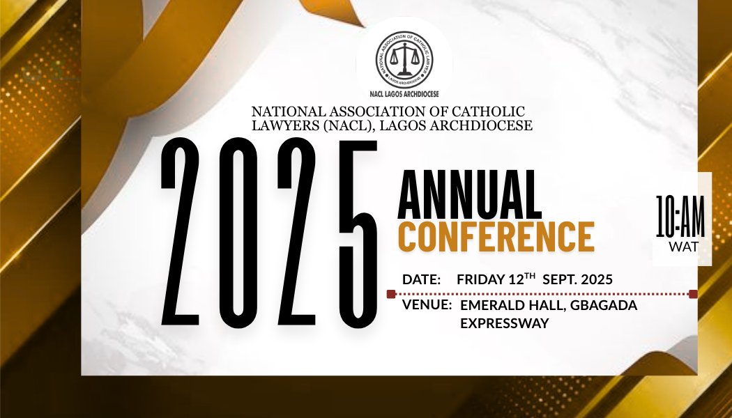 Nacllagos's tweet photo. Your registration helps us plan effectively for:
✔️ Seating &amp; logistics
✔️ Participant tags &amp; identification
✔️ Conference gifts &amp; materials
NACLLagos #CatholicLawyers #Democracy https://t.co/ykHV9I5aia