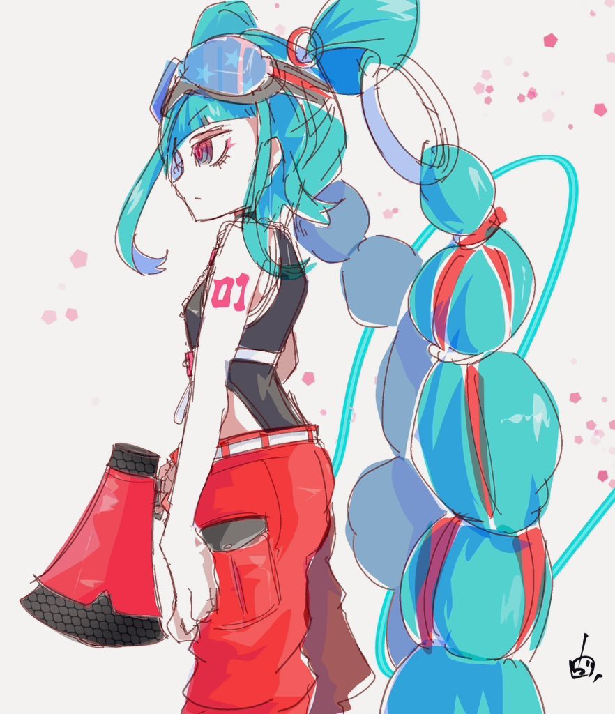 初音ミク 「#HEROちゃん集合」|ヴォルさん.⚡️✌︎('ω'✌︎ )⚡︎のイラスト