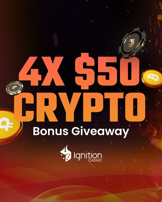 IgnitionCasino's tweet photo. It's Friday so you know what that means - another crypto bonus giveaway! 🙌

To be in with a chance of getting a $50 crypto bonus added straight to your account, just reply to the following question:

What is your favorite film of all time? 📽️

Winners announced Wednesday August 27. Good luck!

#crypto #cryptogiveaway