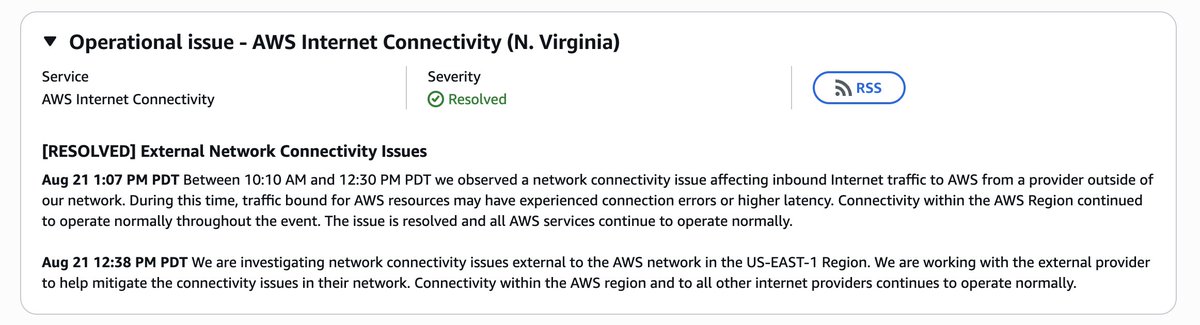 rhyswilliamsza's tweet photo. @Cloudflare love how clearly this shows the culture difference between CF and AWS https://t.co/eCqjs8olpE