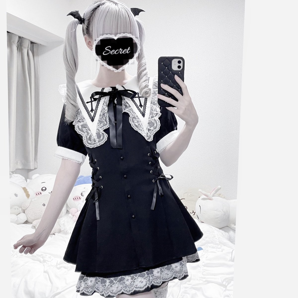 レア希少MARSマーズキャミ美品 MA*RS】肩開きフリルスライダーブラウス - ホワイト size-F